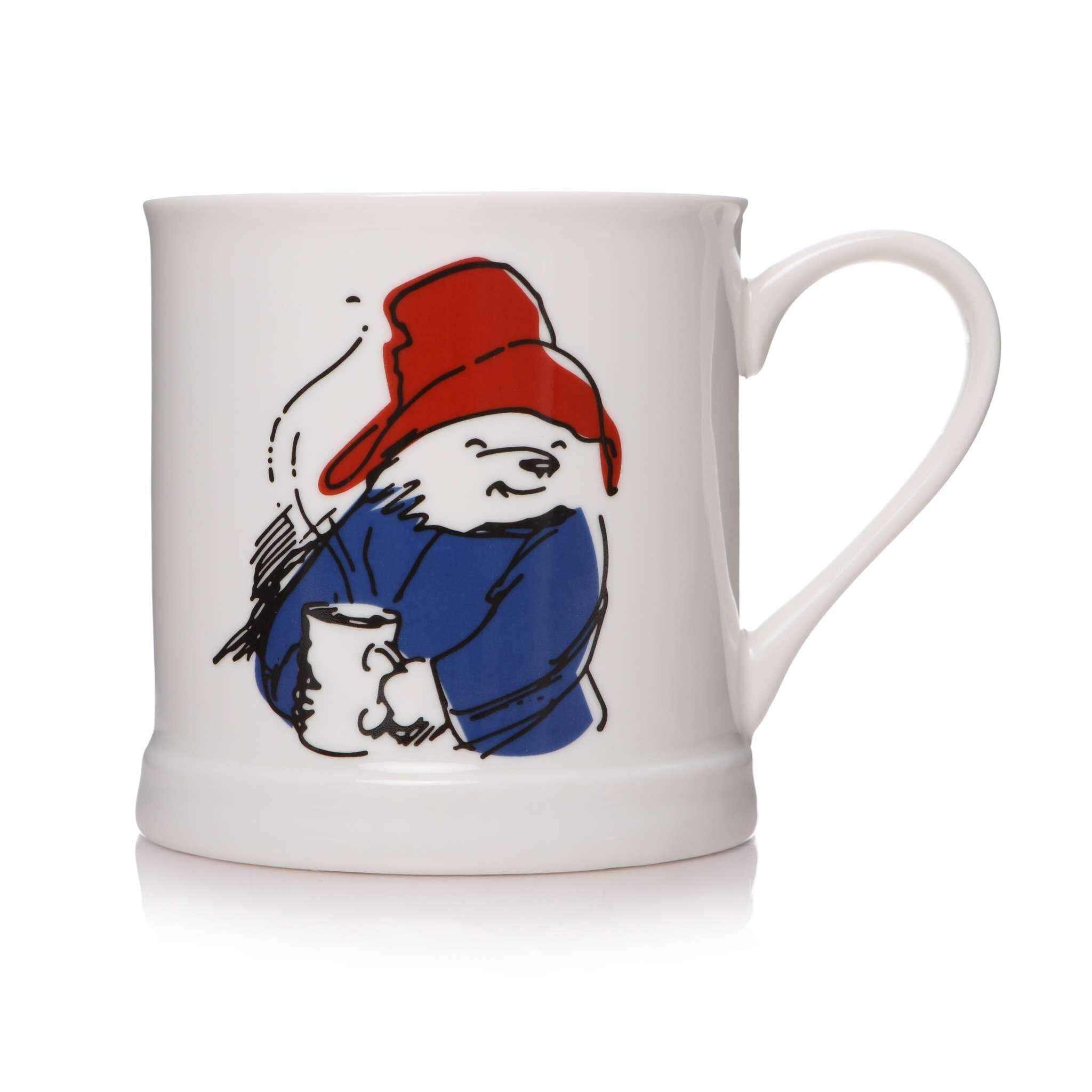 Paddington Bear Mug Classic Head Stuck 350ml Fine China Mug Licensed Gift Boxed