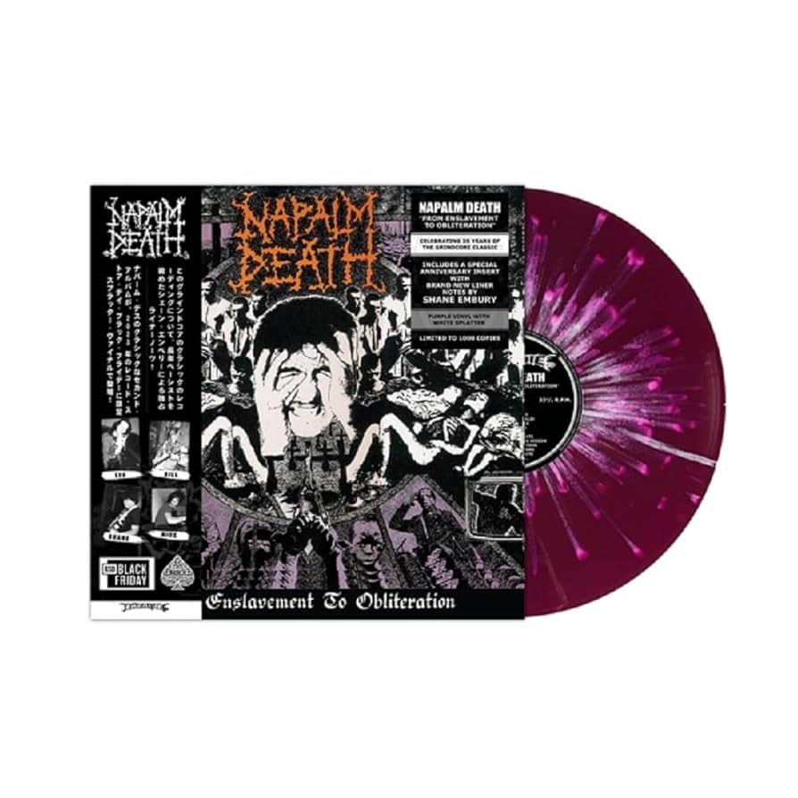 Napalm Death / From Enslavement To〜 レコード Napalm Death – From Enslavement To Obliteration – Vinyl (LP
