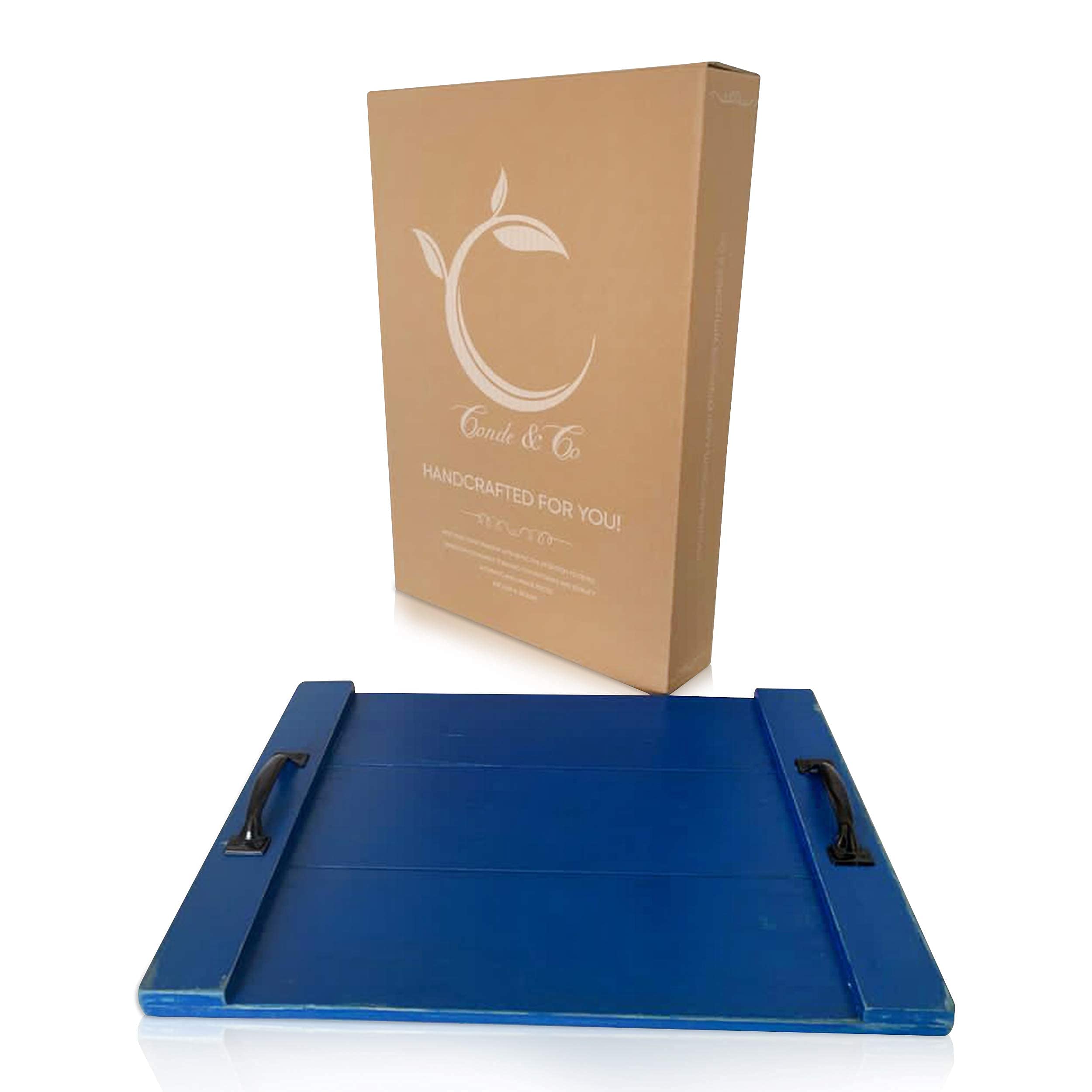 Buy CONDE&CO Large Ottoman Tray Coffee Table, Decorative Centerpiece