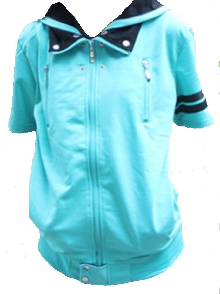 Richnono Tokyo Ghoul Costume Kaneki Ken T Shirt Cosplay Hoodie Casual Sport Clothing Jacket【Long & Short-Sleeves】 (XL, Short-Sleeves)