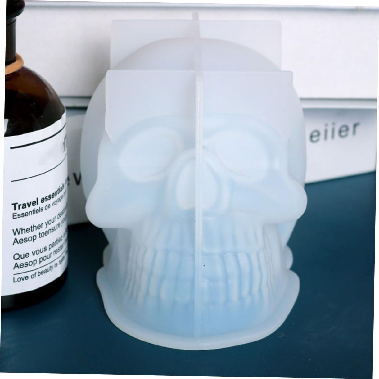 Didiseaon 5pezzi Stampo Per Candele Halloween Silicone Stampo Creativo Per Candele Profumate Fai Te Realizza Artigianato Unico e Originale Con Materiale Resistente e Durevole