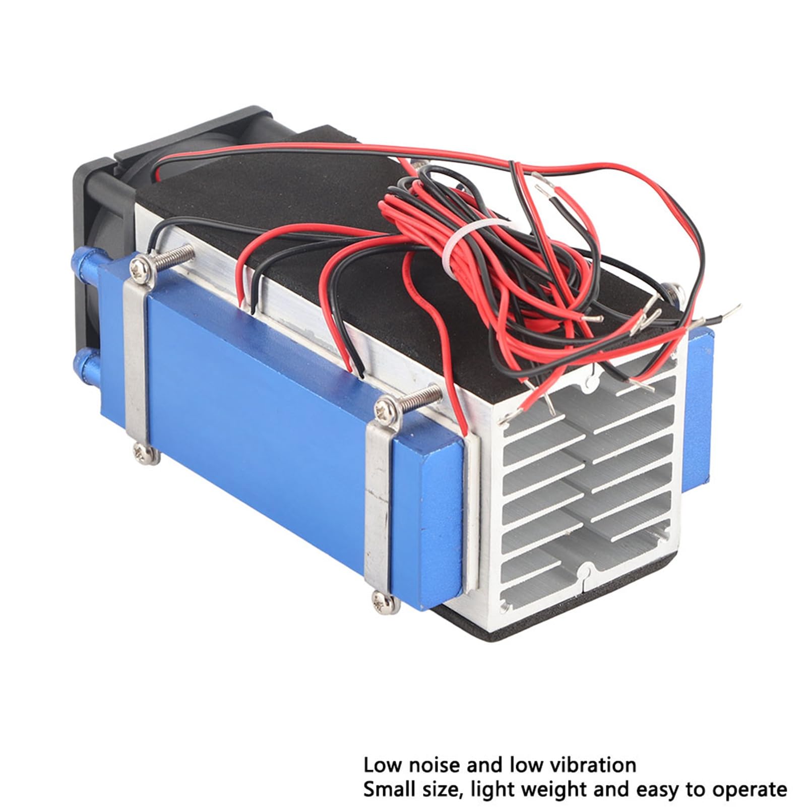 Oumefar Wydajna Termoelektryczna Lodówka o Mocy 12 V i Mocy 420 W Zapewniająca Chłodne Legowisko dla Zwierząt, Niski Poziom Hałasu i łatwą regulację Wydajności Chłodzenia do Użytku na Małych