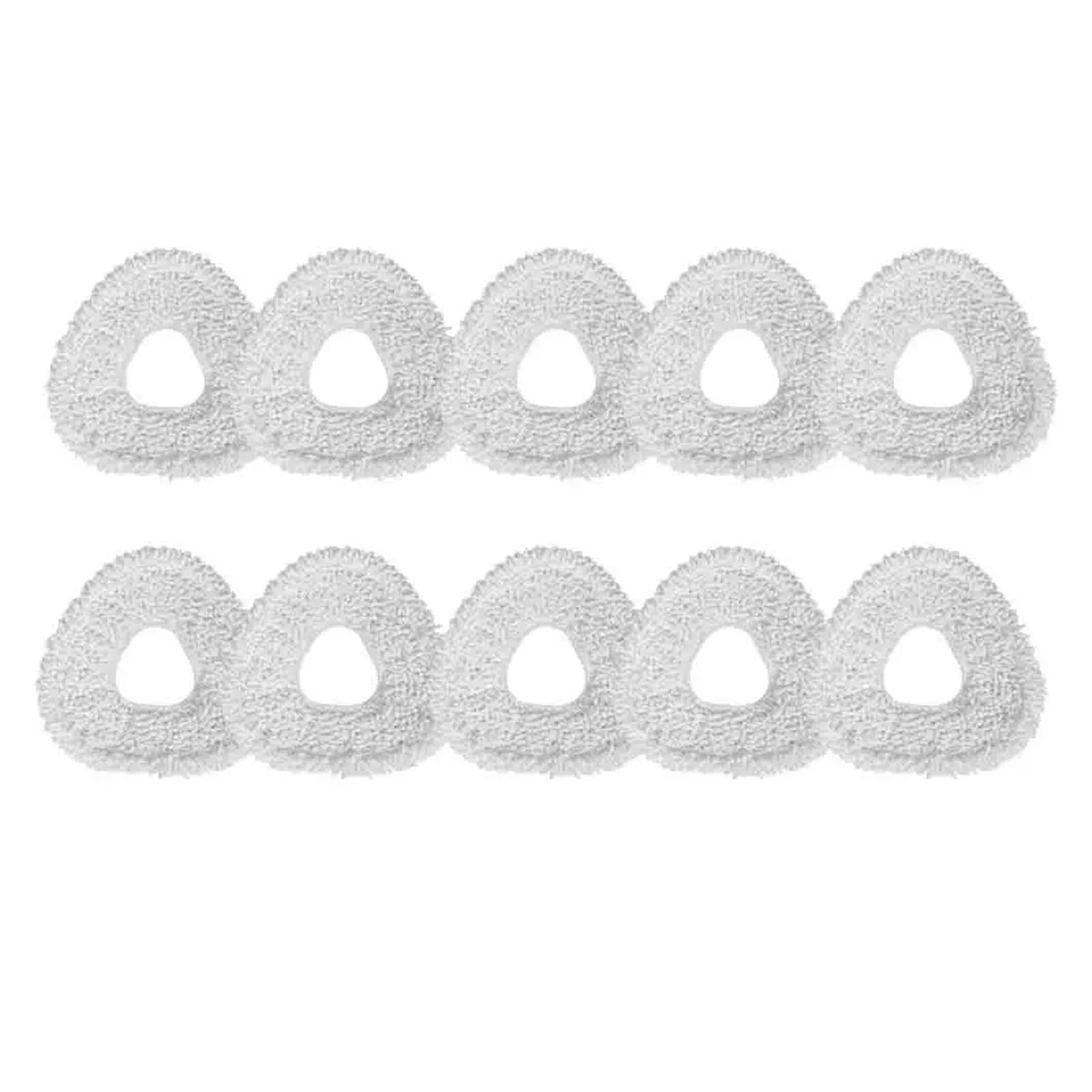 SLAQEYDJS Mop Pads Mop Cloths Replacement Accessories, Compatible With Narwal J3, J4, J4 Lite, J5, Freo X Ultra, Freo Z Ultra Robot Vacuum Cleaner(10PCS)