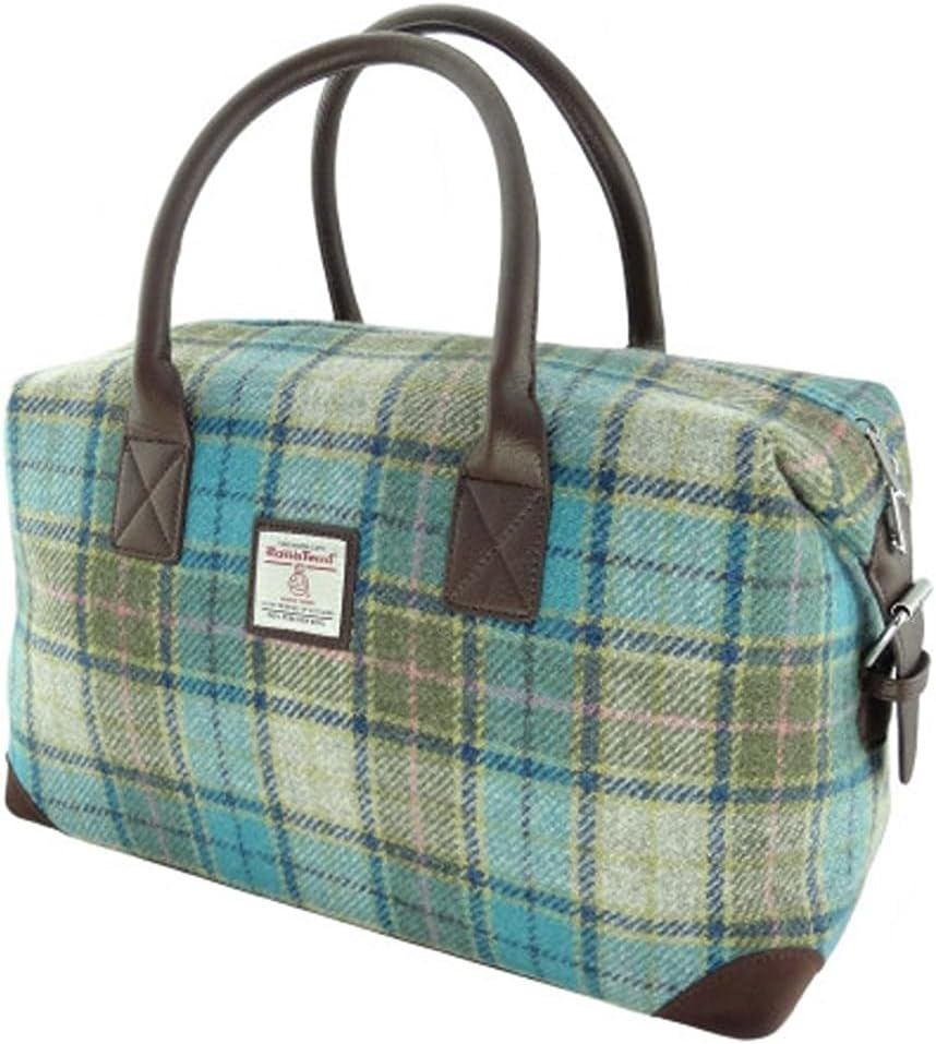 Glen Appin Esk Harris Tweed Travel Overnight Bag LB1006