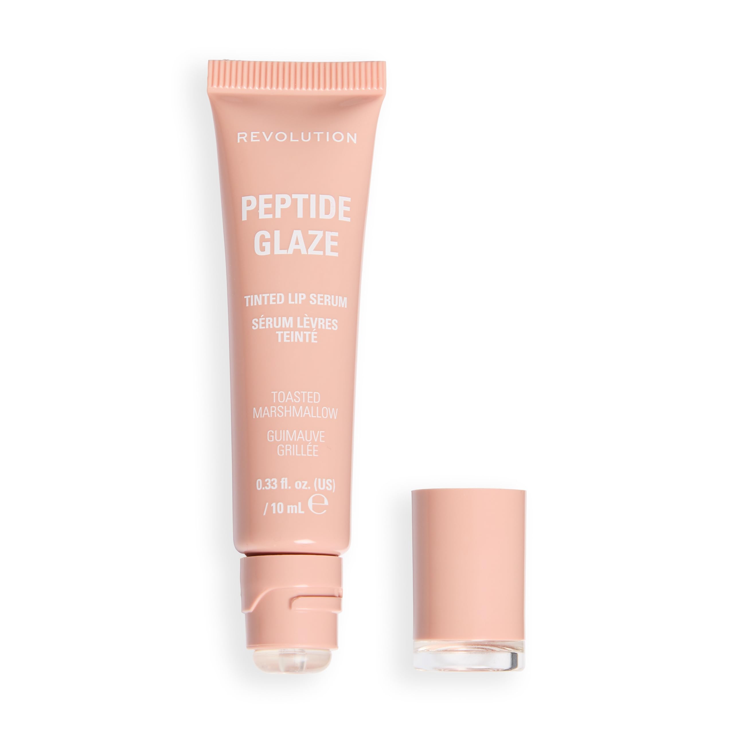 Revolution Peptide Glaze Tinted Lip Serum (Various Shades) - Toasted Marshmallow