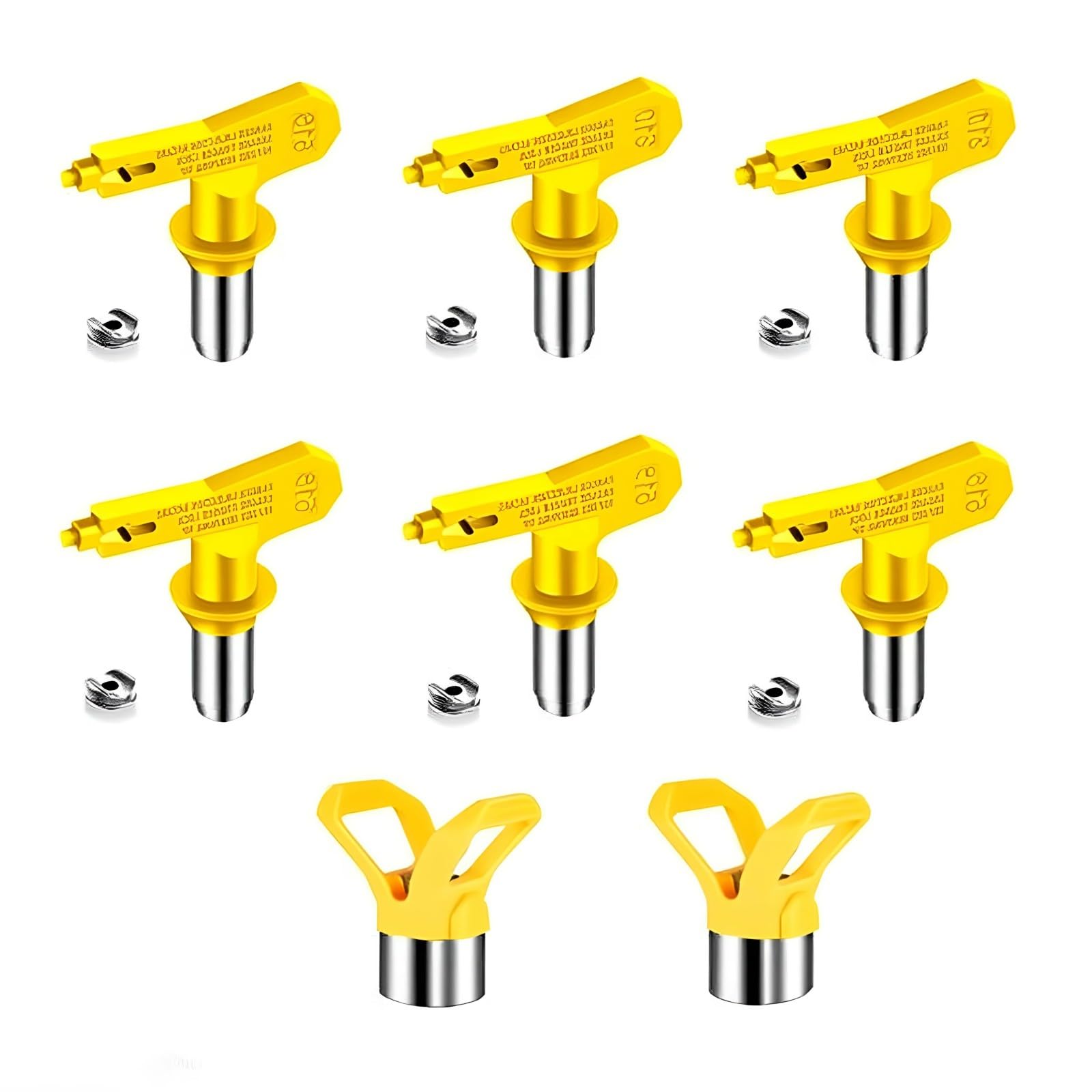 AntiClogging Sprayer Nozzle Set for Paint Sprayers Easy to Clean and Maintain for Consistent Sprayer Project Steel Sprinkle Nozzle