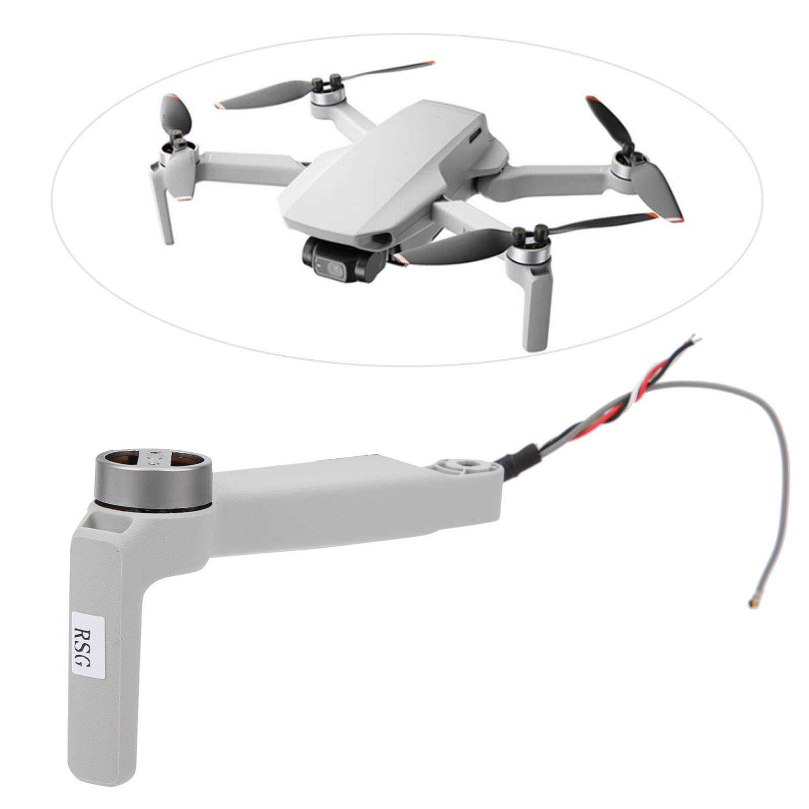 VGEBY RC Drone Arms, RC Drone Motor Bracci di Ricambio Mini Braccia Fit per Mini 2 (Anteriore Destro