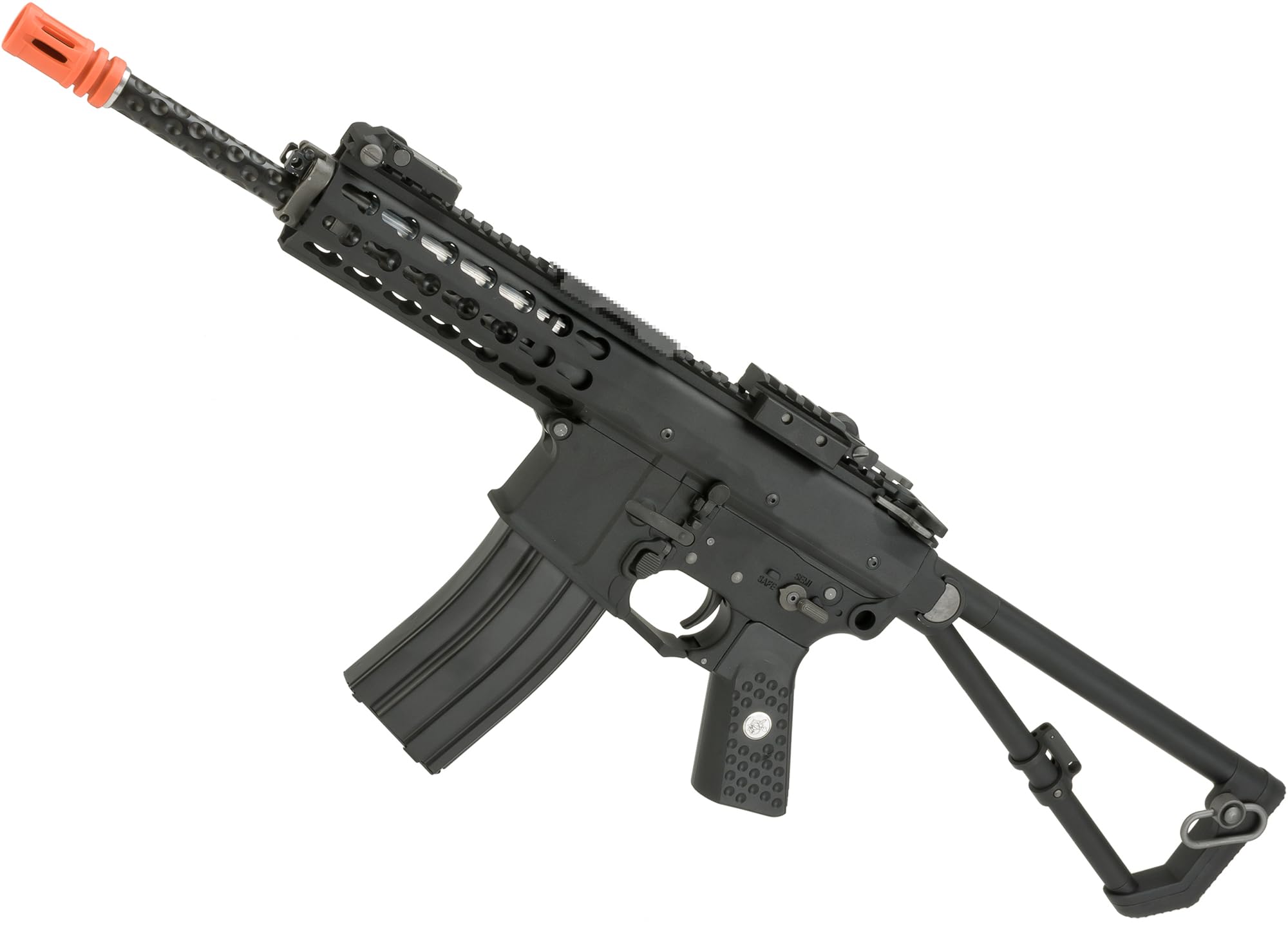 Evike Airsoft - EMG Knights Armament Airsoft PDW M2 Gas Blowback Airsoft Rifle (Model: 400FPS / Green Gas Mag) - (PID: 55611)