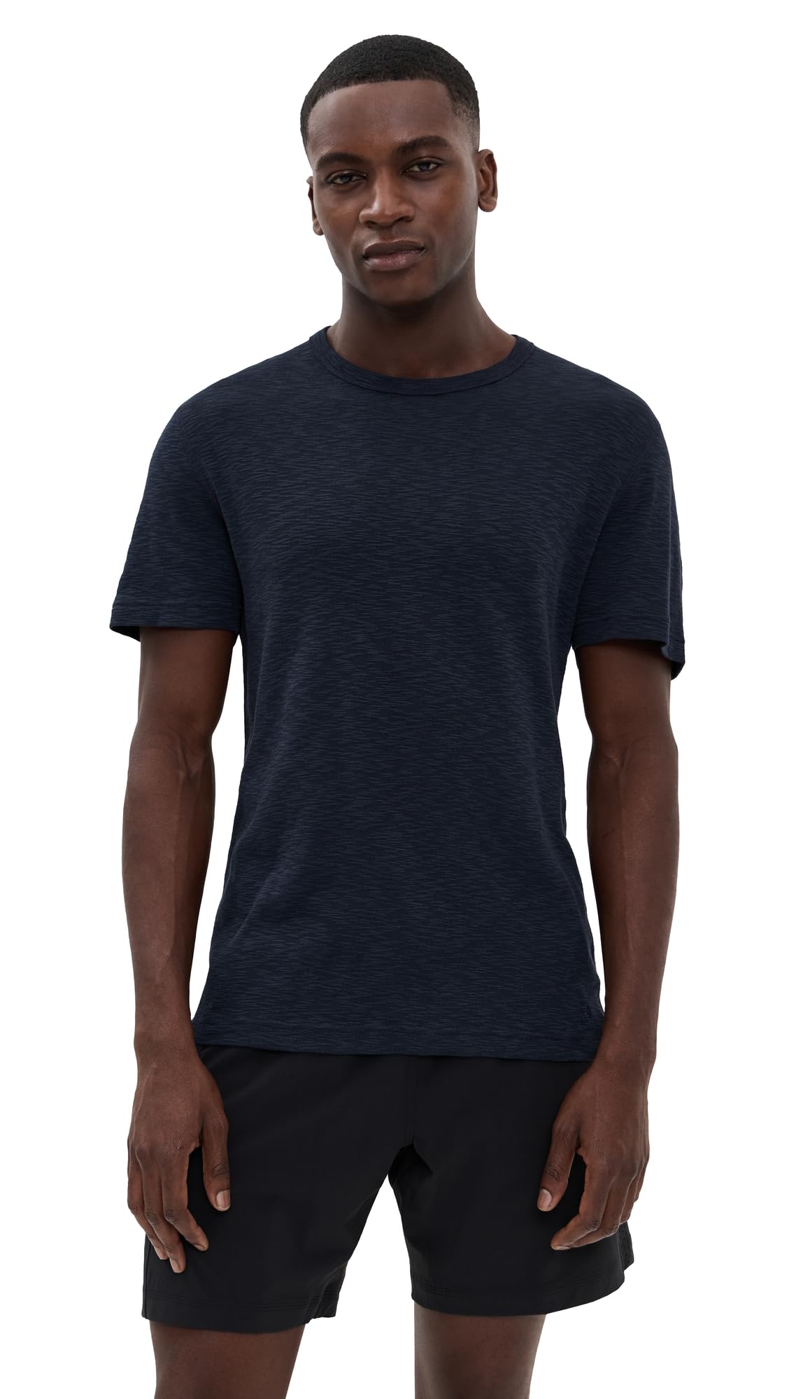 REIGNING CHAMP Men's 1x1 Slub Slim T-Shirt | 1X1 Slub Rib T-Shirt delivers breathable comfort and athletic fit in a premium cotton build