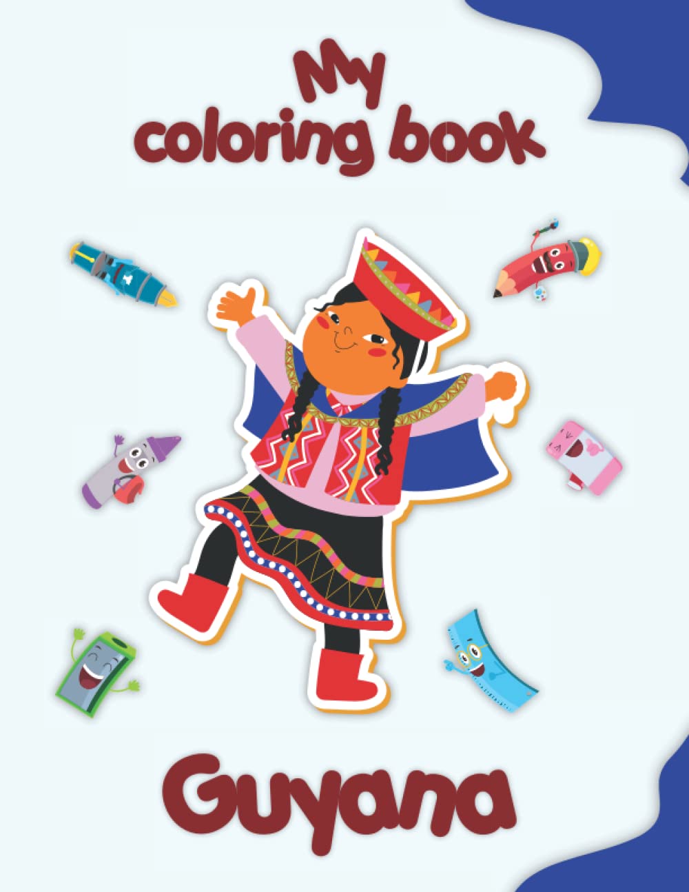 My coloring book about Guyana Coloring Pages of Animals, Landscapes