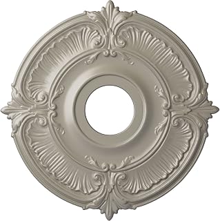 Ekena Millwork CM18ATPWS Attica Ceiling Medallion, 18"Od X 4"Id X 5/8"P, Pearl White