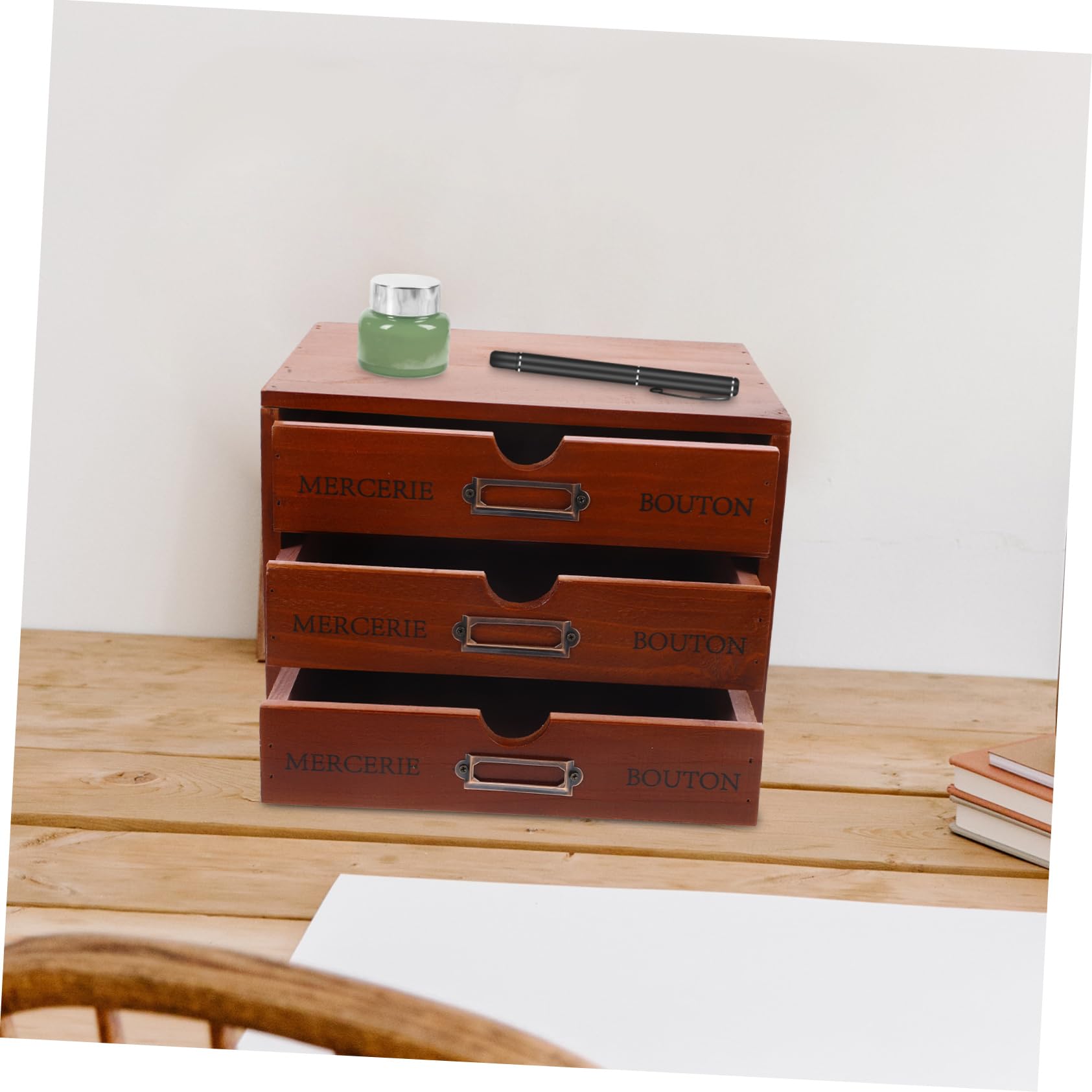 Amosfun Organiseur De Bureau Avec Rangement De Bureau à Niveaux Pour Articles De Papeterie Bijoux Et Petits Objets