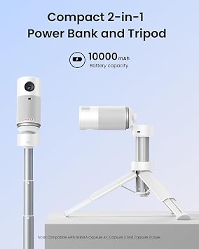 NEBULA Capsule 3 Laser Projector with Capsule Power Bank Tripod