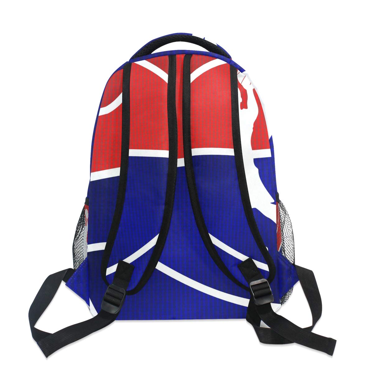 Sac à Dos d'école de Fond de Basket-Ball Bleu pour Le Sac de Voyage de Sac de Voyage d'enfants de Filles de garçons