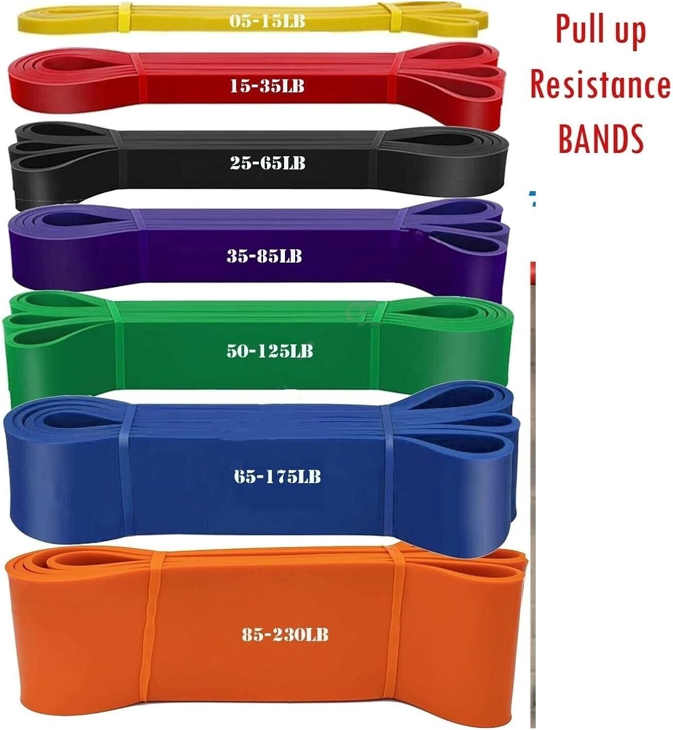 Exercise Bands,Resonance Band, 1-3pcs Unisex Fitness 208cm Rubber Resi Yoga Bands Pilates Elastic Expander Strength Gym Exercise Sport Equipment
