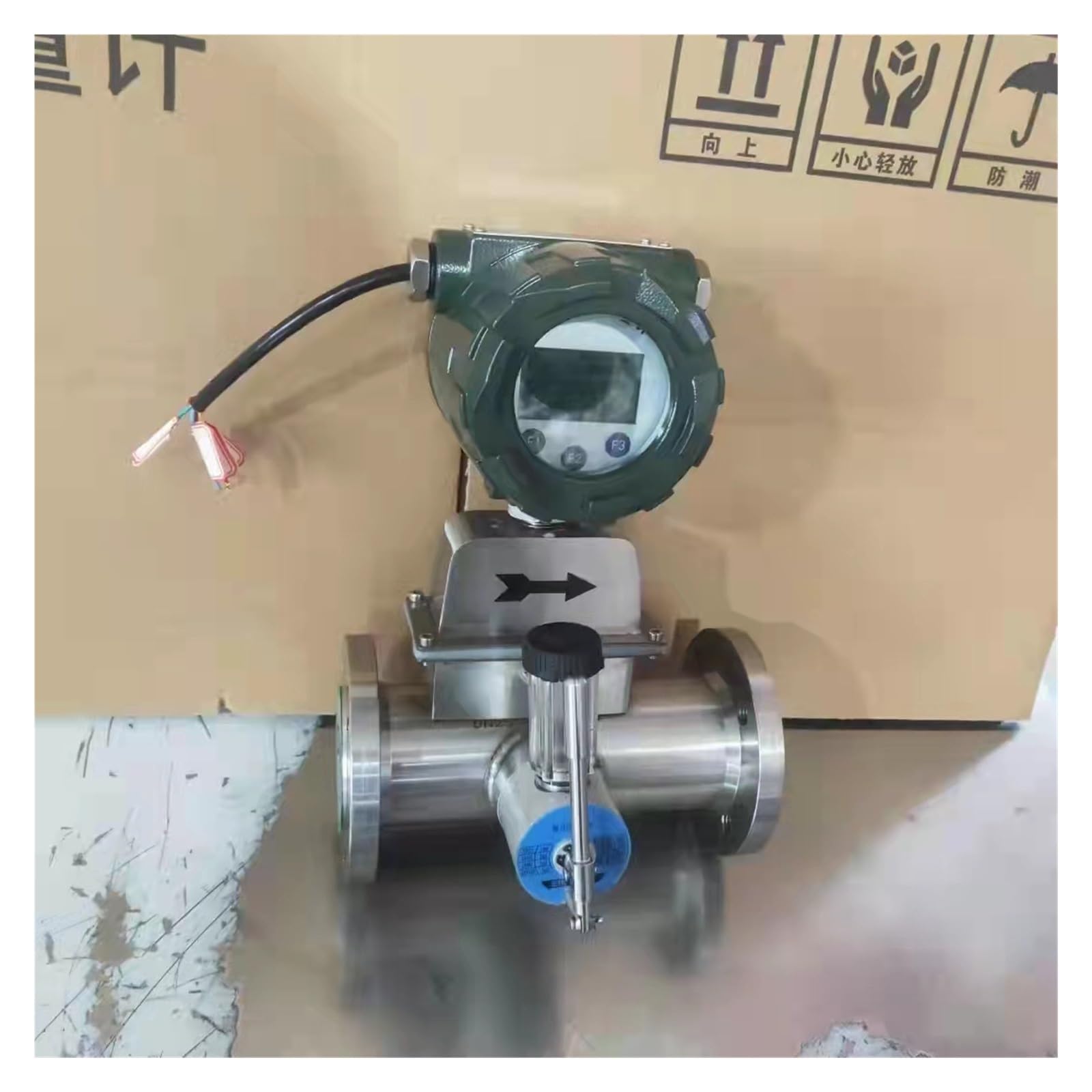 JVDDI Gas Flow Meter, High Precision Industrial Measurement Gauge(Dn32)
