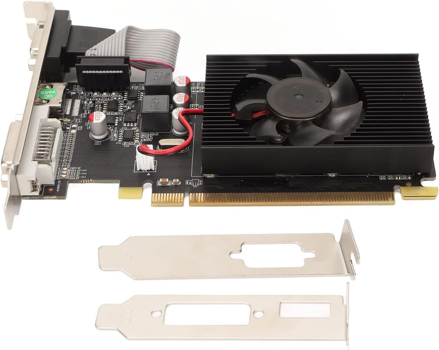 Amazon.co.jp: R5 230 ゲーミンググラフィックスカード、DDR3 2GBグラフィックスカード、1066MHz 64ビット ...