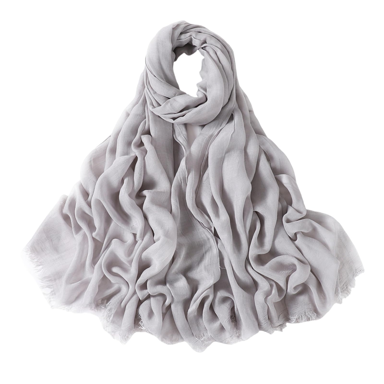 MICFENY Breathable Long Scarf Multipurpose Headwear For Sensitive Skin Adult Soft Viscose Fabric Neck Gaiter Headcovering