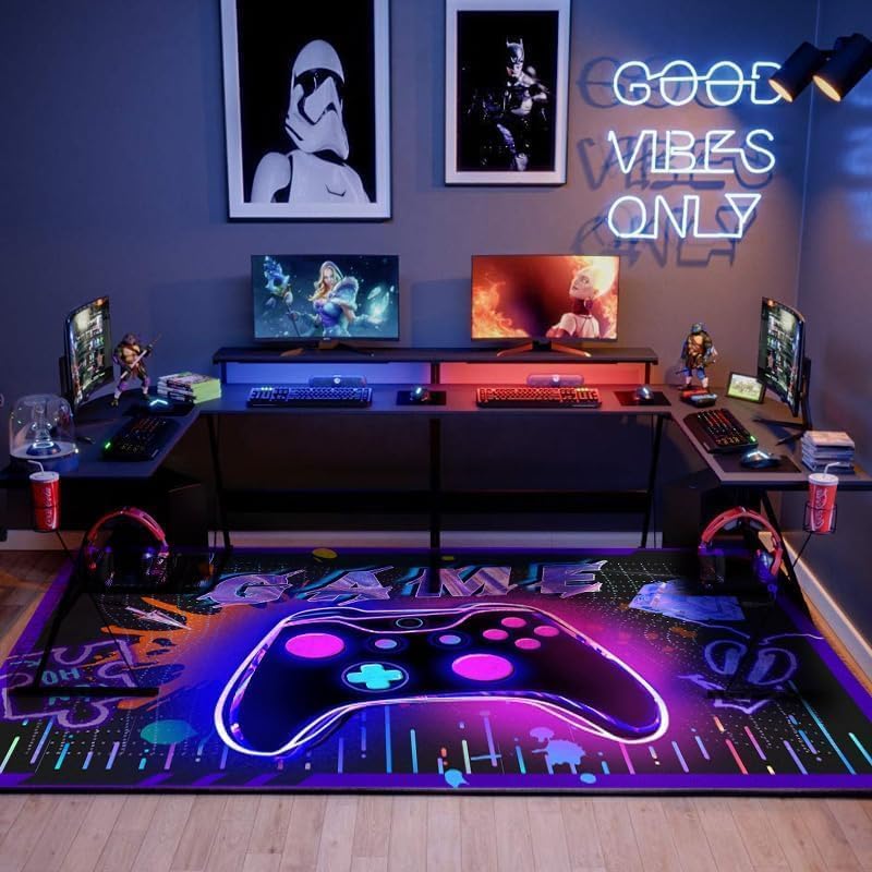 Tapete decorativo con diseño de gamepad 35"X24" miniatura 7