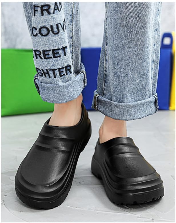 Chef Shoes for Men Women, Lined Waterproof Chef Shoes, Anti-Slip, Oil-Resistant, Odor-Resistant Work Clogs3