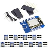 Rivermidfish DE 10PCS 5V ESP8266 Mini ESP8266-12F 340 Micro-USB Micro USB