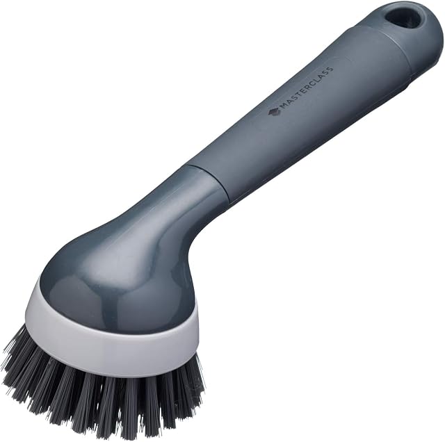 MasterClass Dish Brush / Washing Up Brush with Non Scratch Bristles, 20 cm