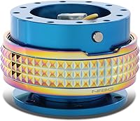 Vista 5 de NRG Innovations SRK-210BK/BK Kit de liberación rápida (cuerpo negro / anillo pirámide negro)