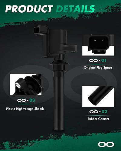 Vista 1467 de SCITOO 1 bobinas de encendido con 4 bujías de iridio para Chevrolet 2011-2015 Cruze 1.4L 2016 Cruze Limited 1.4L 2012-2020 Sonic 1.4L 2013-2021 Trax