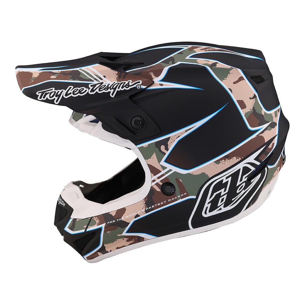 Troy Lee DesignsSE4 Polyacrylite Matrix Camo Black Helmet size Large