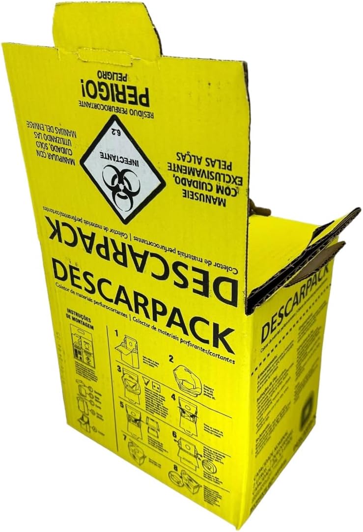 Coletor para Material Perfurocortante Descarpack - 7L