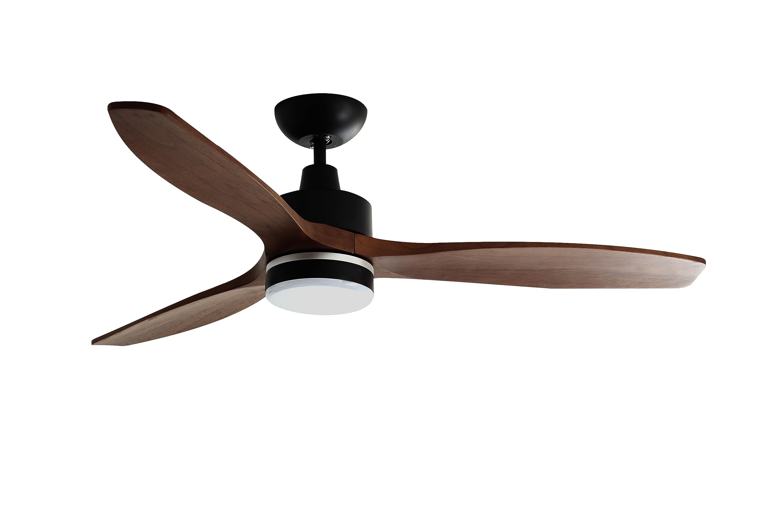 Pepeo Ventilateur de plafond à basse consommation Notos 132 cm avec éclairage LED et télécommande
