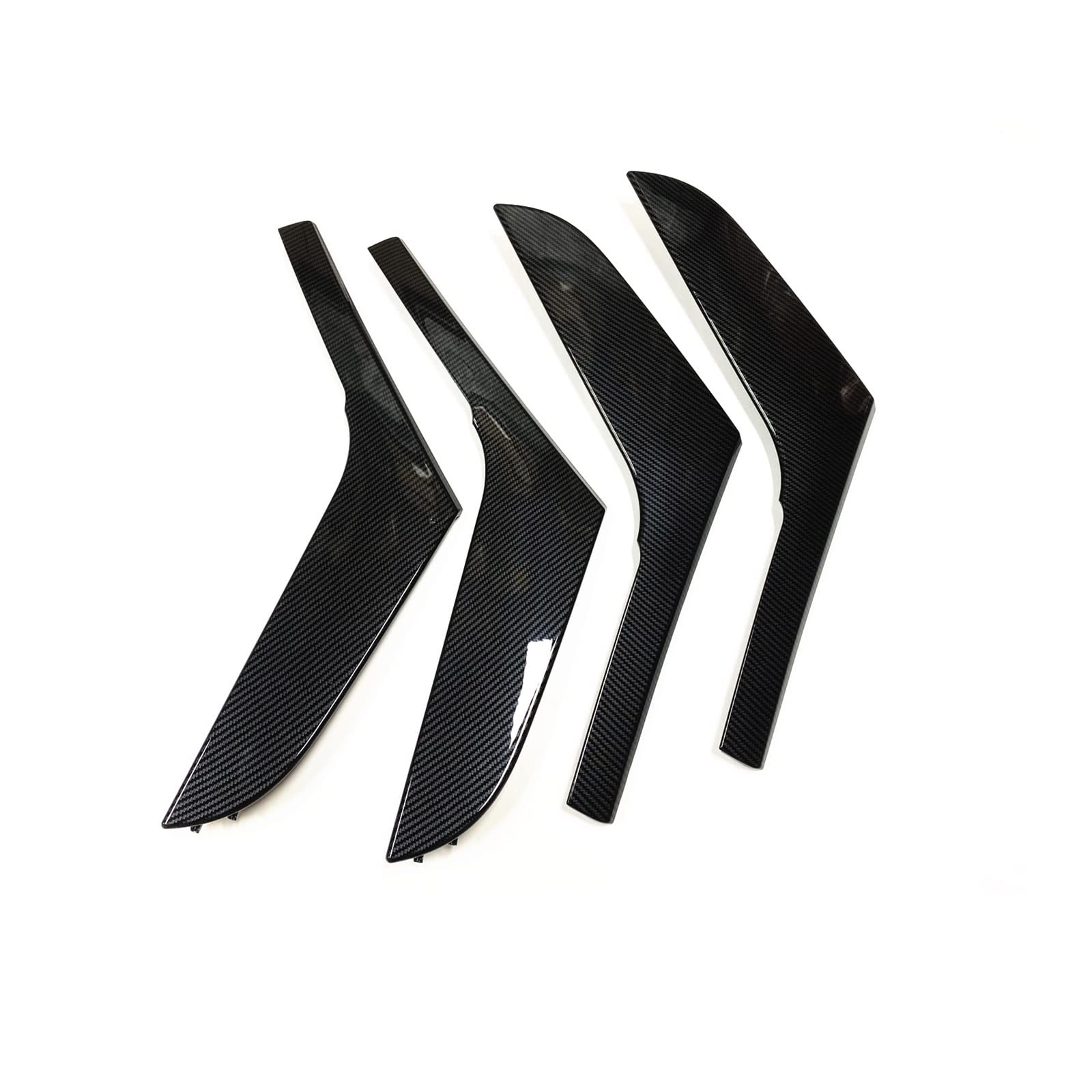 FANGZIQF Inner Door Pull Handles for VW for G&olf 6 for MK6 2009-2014 Inner Door Handle Cover(Carbon Fiber Look)