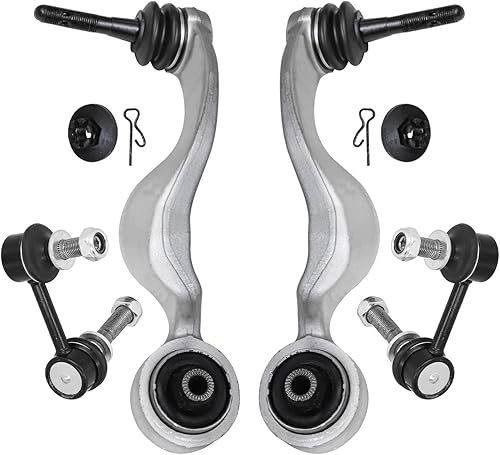 Miniatura 99 de Detroit Axle - Kit de brazos de control delanteros de 4 piezas para Chevrolet Aveo Aveo5 Pontiac G3 Wave Wave5 Suzuki Swift+, 2 brazos de control