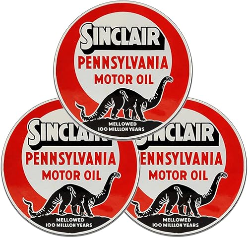 Miniatura 142 de Brotherhood Letrero de gas vintage de reproducción de letreros de metal vintage, letrero redondo de metal para garaje y hogar, 8 pulgadas de Nourse