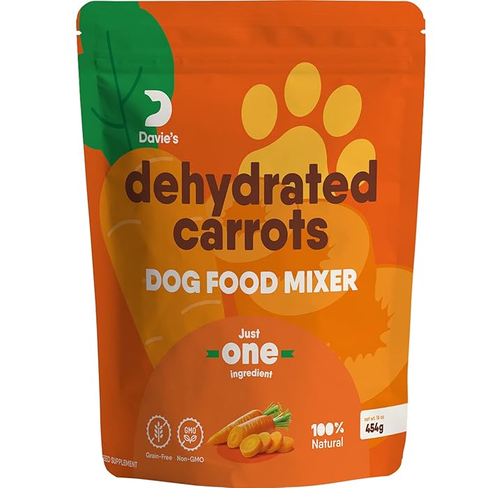 Buy DAVIE'S NATURALS Dehydrated Carrots for The Perfect Dog Poop Every