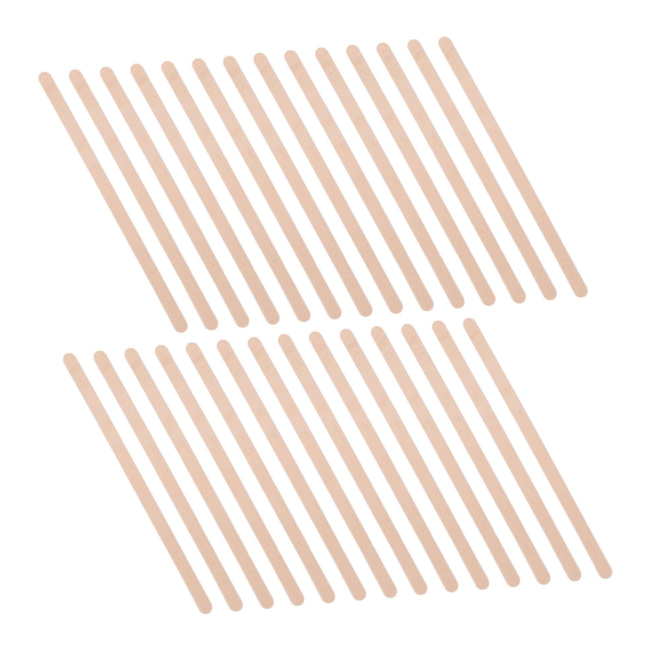 Holibanna Stirring Sticks 500 Pack Wood Stirrer Reusable Stain-resistant for Coffee Tea Milk Latte Beverage