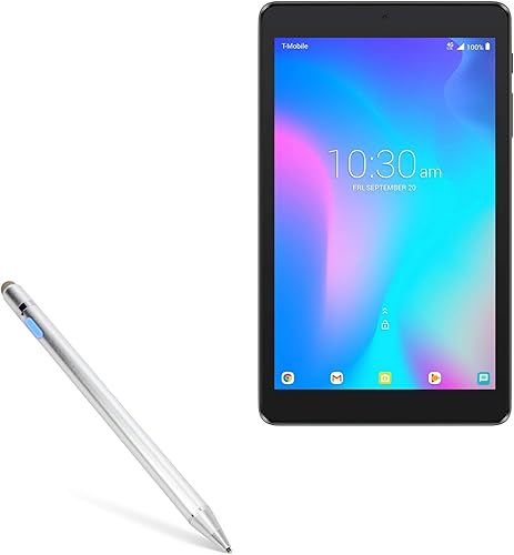 BoxWave - Lápiz óptico compatible con Alcatel Joy TAB - AccuPoint Active Stylus, lápiz digital electrónico con punta ultra fina para Alcatel Joy TAB