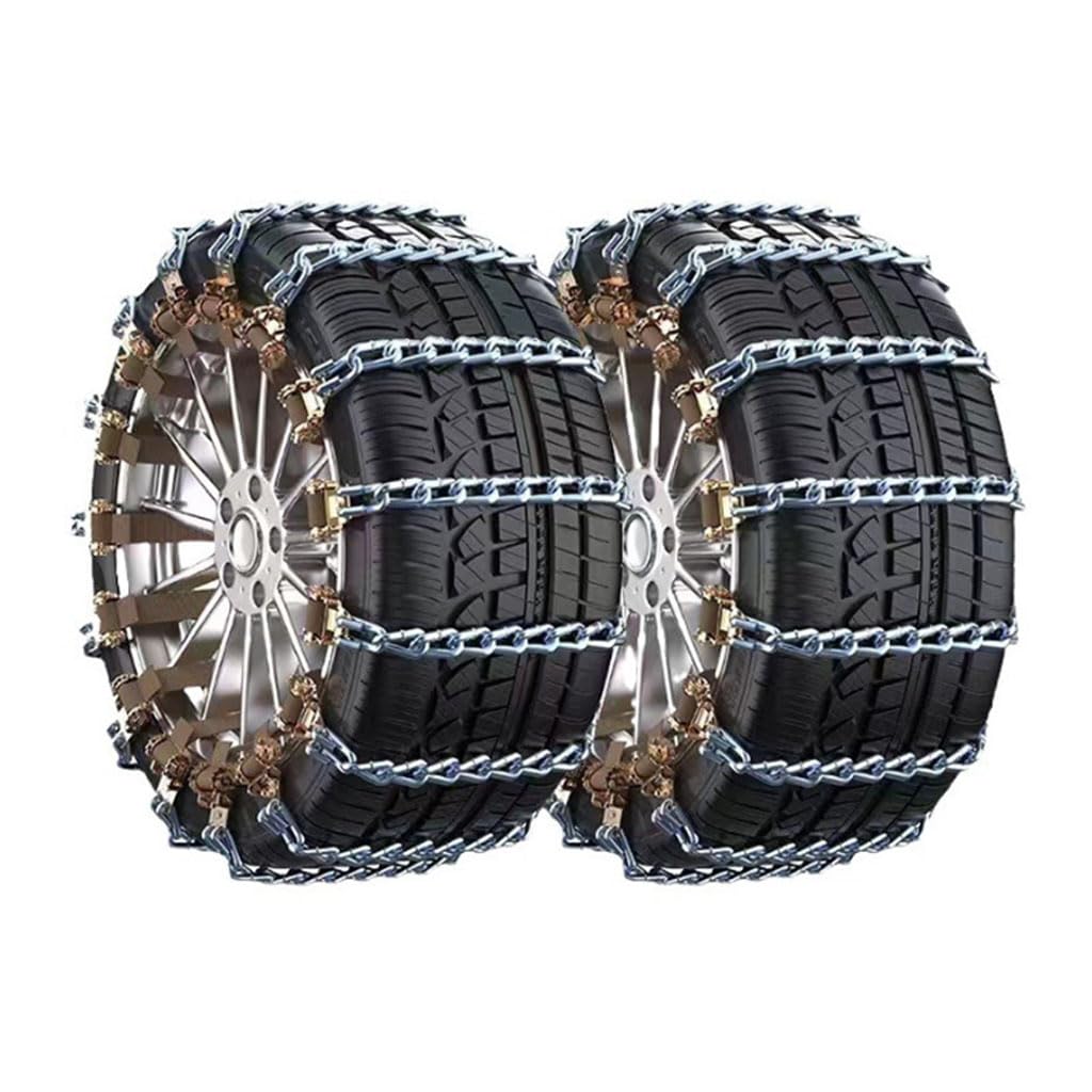 Chaînes à neige D-12 Strip en acier robuste pour pneus d'hiver