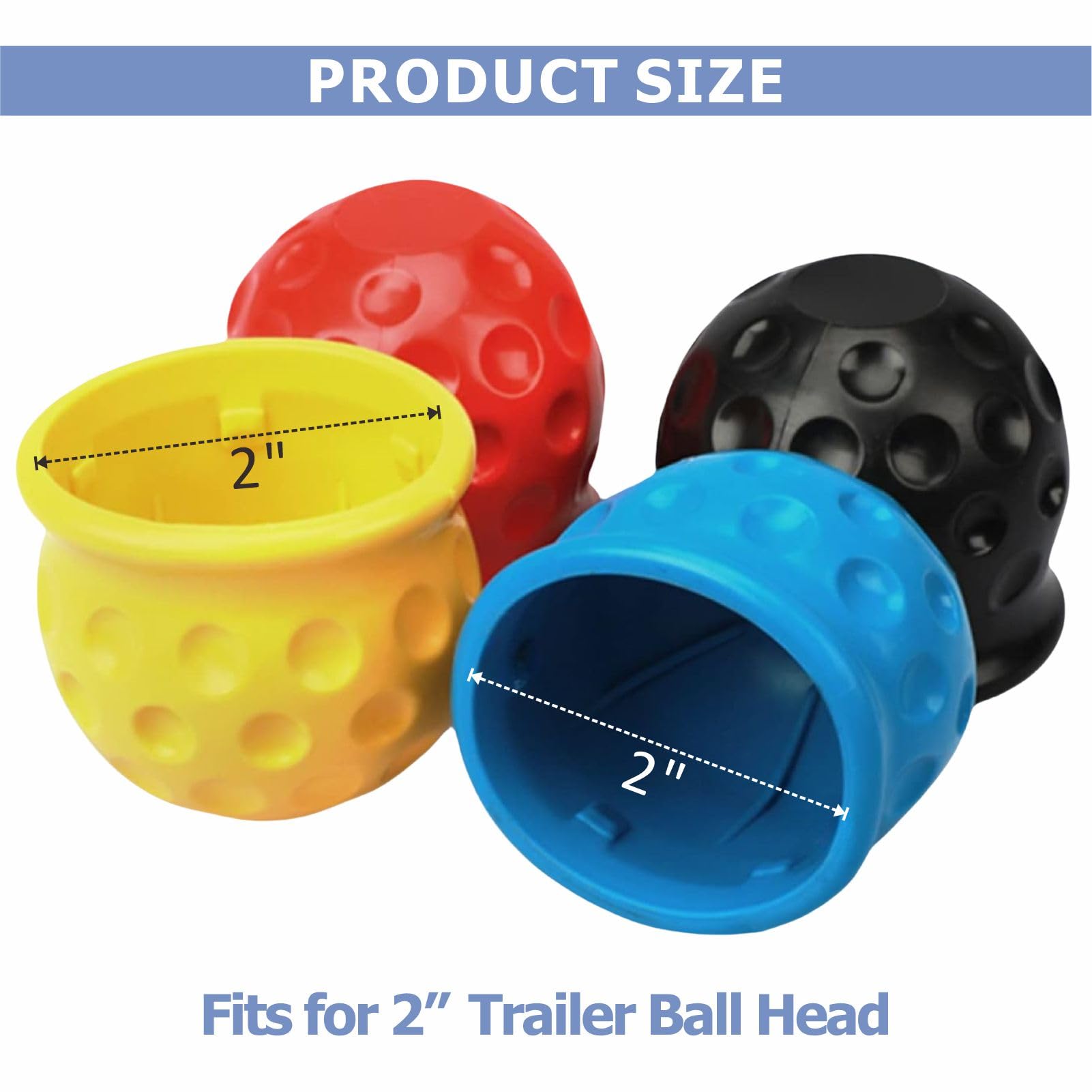 2 5/16 Ball Cover 3 Pack Trailer Hitch Ball Cover 2 Inch Tow Ball ...