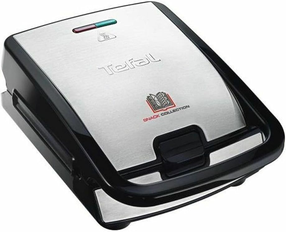 Piastra tostapane per waffle e sandwich tefal menage snack collection 700 w SW853D12
