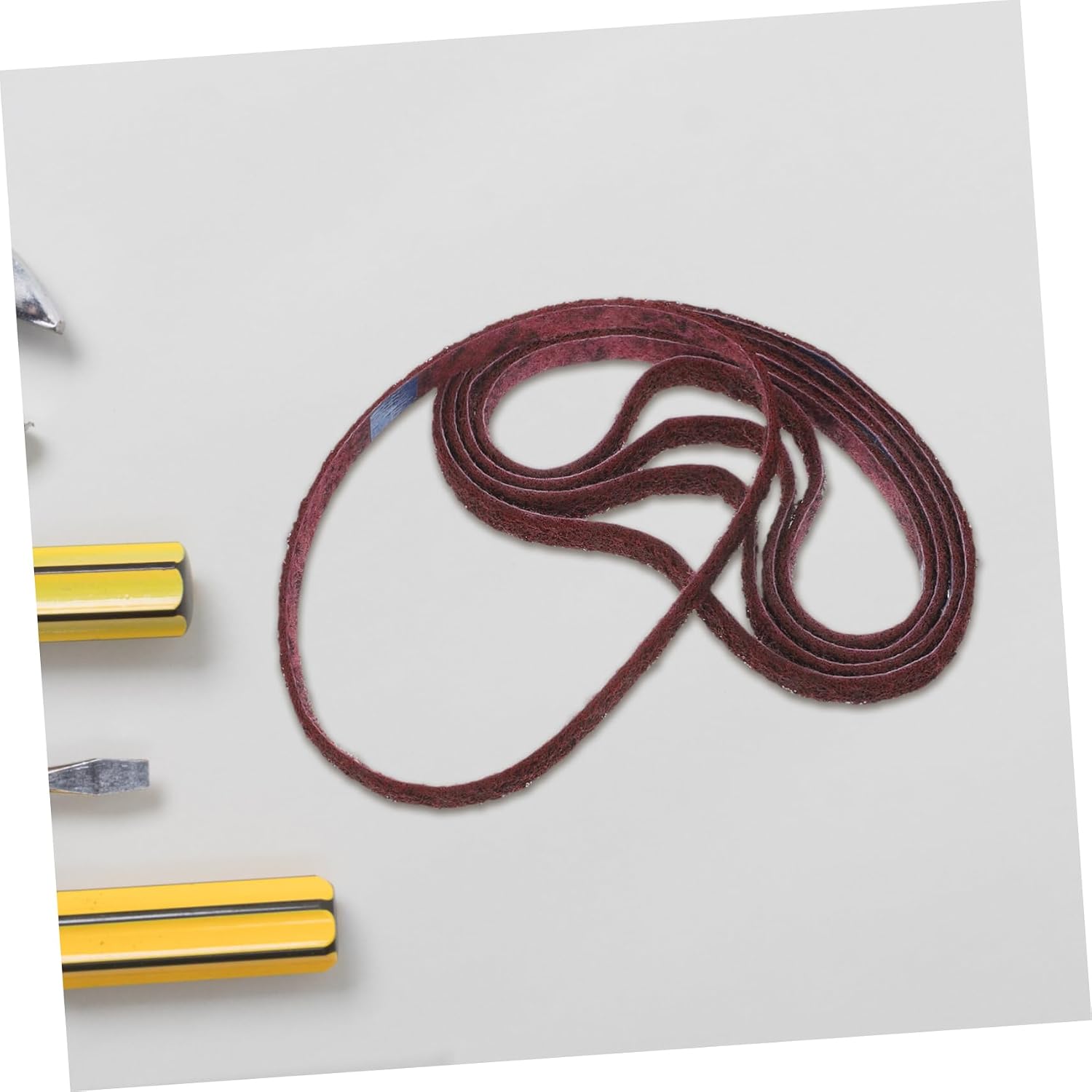Generic 5pcs Ceramic Zirconia Sanding Belts for Woodworking Metalworking Nylon Polishing Strips for Efficient Manual and Machine Use for Various Materials