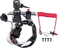 Vista 7 de ApplianPar Panel de interruptor de encendido único superior fuera de borda con llave 37100-96J24 37100-96J27 para Suzuki