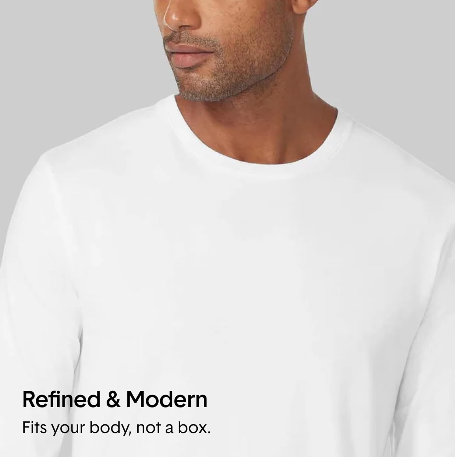 Tommy John Men's Second Skin Long Sleeve Sleep Shirt - Cool Comfortable Pajama Lounge Crew Neck T-Shirt - Image 4