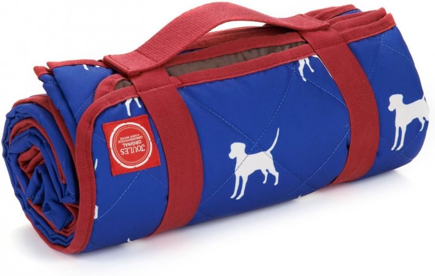 Joules Picnic Rug Blue Dog Patio, Lawn & Garden