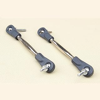 KingVal Replacement Steering Linkage Set Compatible with 1/5 HPI ROVAN KM Baja 5B 5T 5SC RC Car