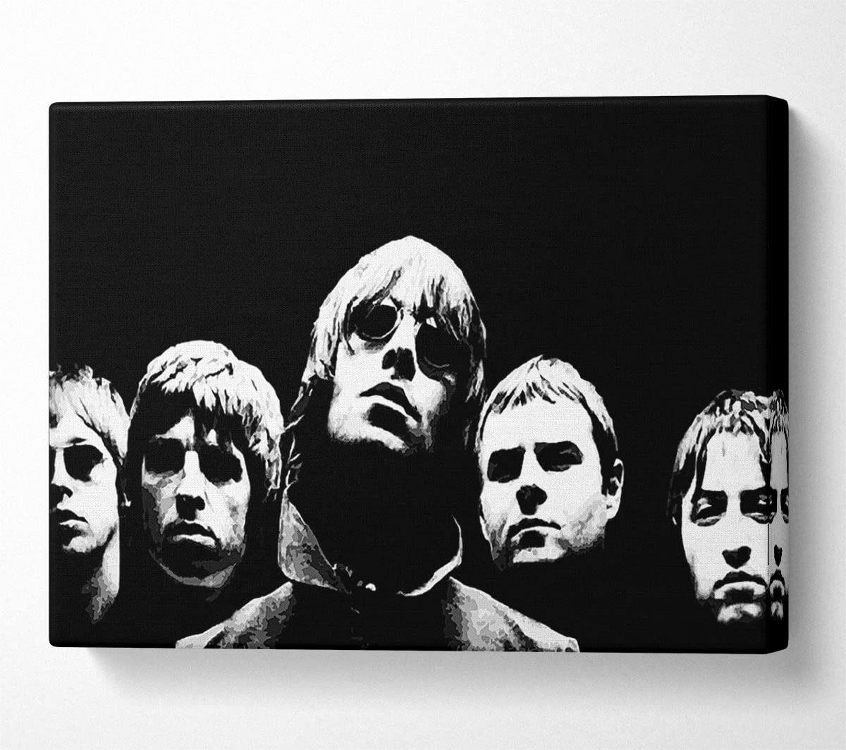 People Oasis Wonderwall Pop Art Canvas Print Wall Art - Canvas Art Large 26 x 40 Inches