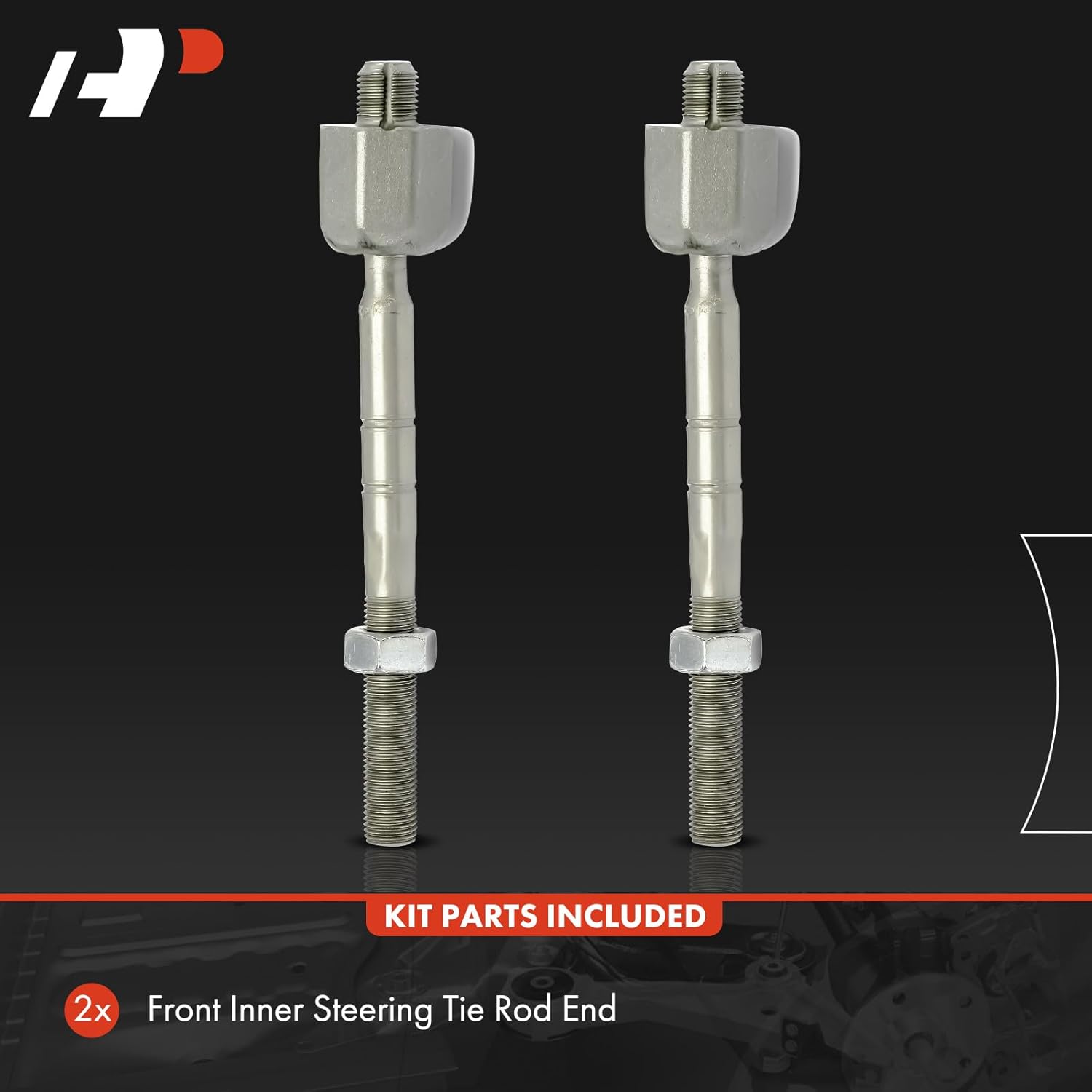 A-Premium 2 x Front Inner Tie Rod Ends, Compatible with Mini Cooper 2003 2004 2005 2006 2007 2008, L4 1.6L Only