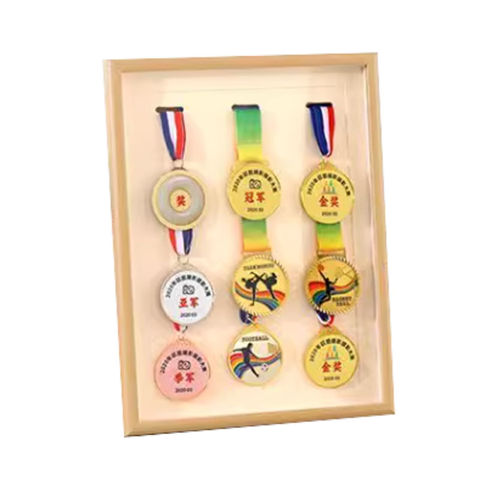 PréSentoir De Cintre De MéDaille,Cadre Vitrine Medaille Militaire,BoîTe en pour MéDaille d'honneur,Facile à Installer,Durable,pour Afficher des Jeux De Sport,des MéDailles,des Certificats