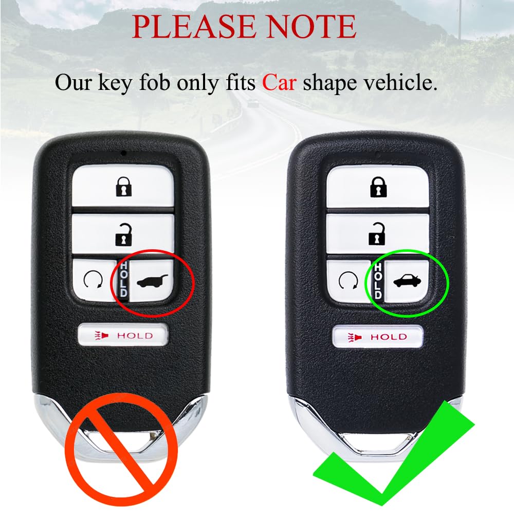 Amazon.com: MechanMagic Key Fob Remote Replacement Fits for Honda