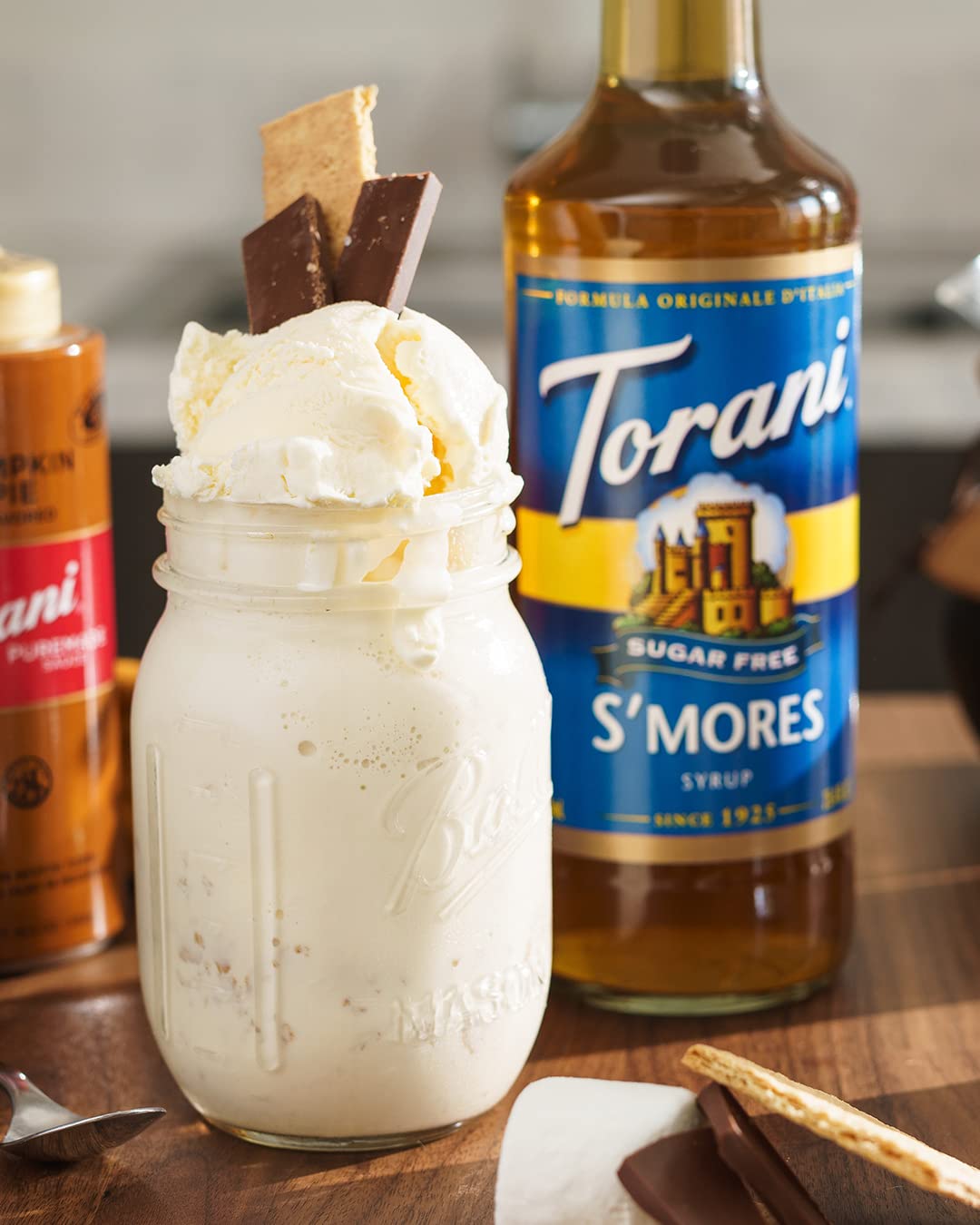 Torani Sugar Free S'mores Flavoring Syrup - 750 ml
